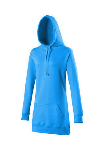 Womens Longline Sapphire Hoodie