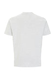 Mens/Unisex Melange White Jersey T-Shirt