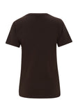 Womens Brown Jersey T-Shirt