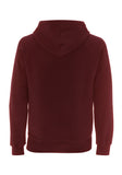 Mens/Unisex Claret Red Pullover Hoodie