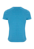 Mens/Unisex Classic Fit Mid Blue T-Shirt