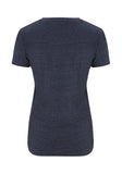 Womens Slim Fit Navy T-Shirt