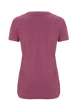 Womens Slim Fit Plum T-Shirt