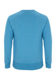 Mens/Unisex Mid Blue Raglan Sweatshirt