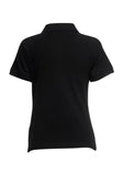 Womens Ladyfit Black Polo Shirt back