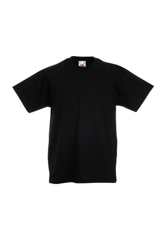 Kids Black T-Shirt front