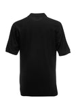 Mens Black Polo Shirt back