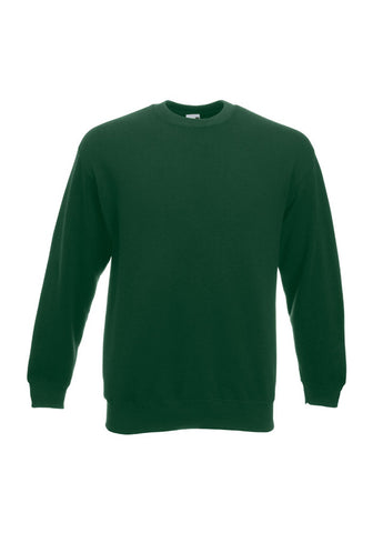 Mens Bottle Green Sweatshirt front