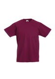 Kids Burgundy T-Shirt front