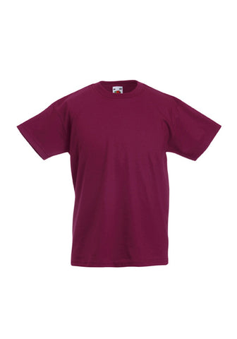 Kids Burgundy T-Shirt front