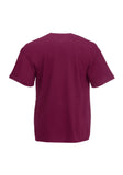 Mens Premium Burgundy T-Shirt back