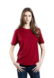 Mens/Unisex Dark Red Jersey T-Shirt