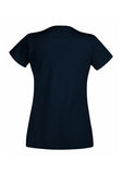 Womens Ladfit Deep Navy T-Shirt back