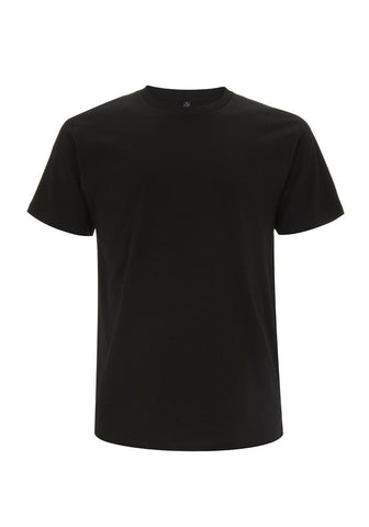 Mens/Unisex Black Jersey T-Shirt