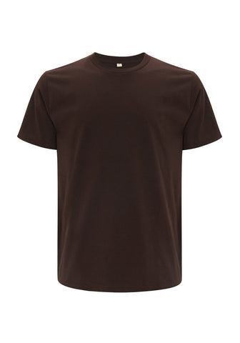 Mens/Unisex Brown Jersey T-Shirt