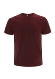 Mens/Unisex Burgundy Jersey T-Shirt