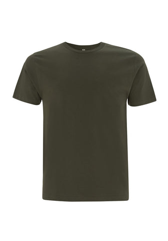 Mens/Unisex Moss Green Jersey T-Shirt