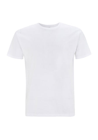 Mens/Unisex White Jersey T-Shirt