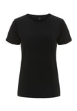 Womens Black Jersey T-Shirt