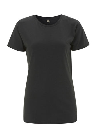 Womens Dark Grey Jersey T-Shirt