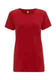 Womens Red Jersey T-Shirt