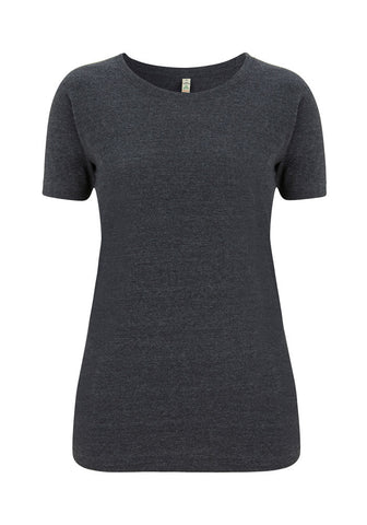 Womens Slim Fit Black T-Shirt