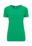 Womens Slim Fit Green T-Shirt