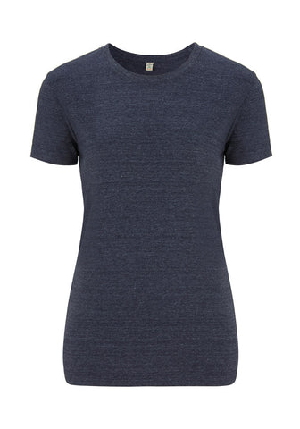 Womens Slim Fit Navy T-Shirt