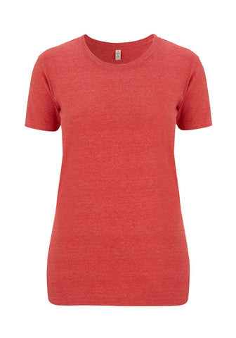 Womens Slim Fit Red T-Shirt