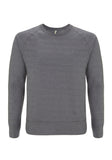 Mens/Unisex Dark Grey Raglan Sweatshirt