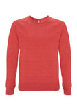 Mens/Unisex Red Raglan Sweatshirt