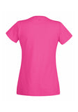 Womens Ladfit Fuschia T-Shirt back