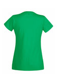 Womens Ladfit Kelly Green T-Shirt back