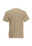 Mens Premium Khaki T-Shirt back