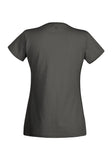 Womens Ladfit Light Graphite T-Shirt back