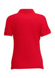 Womens Ladyfit Red Polo Shirt back