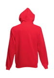 Mens Classic Red Hoodie back