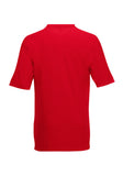 Mens Red Polo Shirt back