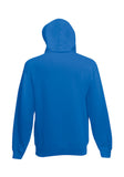 Mens Classic Royal Blue Hoodie back