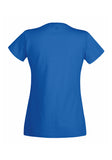 Womens Ladfit Royal Blue T-Shirt back