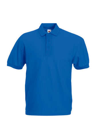 Mens Royal Blue Polo Shirt front