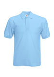 Mens Sky Blue Polo Shirt front