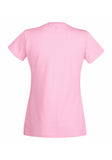 Womens Ladfit Soft Pink T-Shirt back