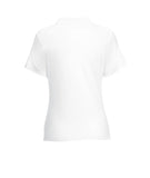 Womens Ladyfit White Polo Shirt back