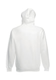 Mens Classic White Hoodie back