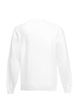 Mens White Sweatshirt back