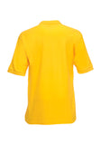 Mens Yellow Polo Shirt back